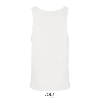 Φωτογραφία από πίσω από Crusader TT λευκό 3XL - Αμάνικο οργανικό T-shirt σε χρώμα White