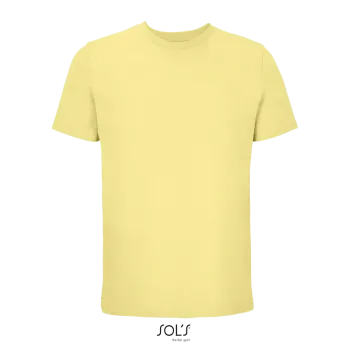 Φωτογραφία από μπροστά από Legend 3XL - Unisex οργανικό T-shirt σε χρώμα Light Yellow