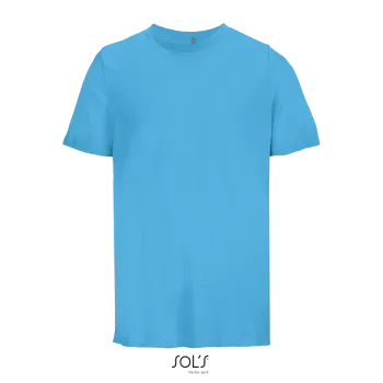 Φωτογραφία από μπροστά από Legend 3XL - Unisex οργανικό T-shirt σε χρώμα Aqua