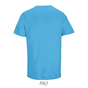 Φωτογραφία από πίσω από Legend 3XL - Unisex οργανικό T-shirt σε χρώμα Aqua