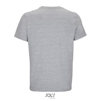 Φωτογραφία από πίσω από Legend 4XL - Unisex οργανικό T-shirt σε χρώμα Grey Melange