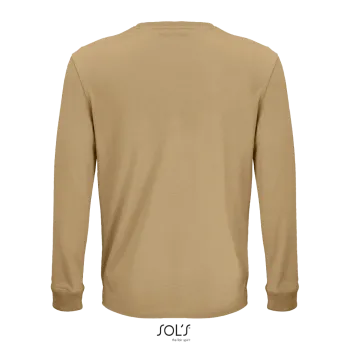 Φωτογραφία από πίσω από Pioneer LSL 3-4XL - Μακρυμάνικο οργανικό T-shirt σε χρώμα Dark Beige