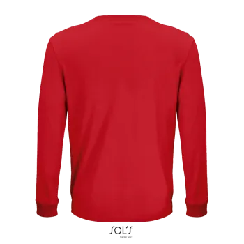 Φωτογραφία από πίσω από Pioneer LSL 3-4XL - Μακρυμάνικο οργανικό T-shirt σε χρώμα Bright Red