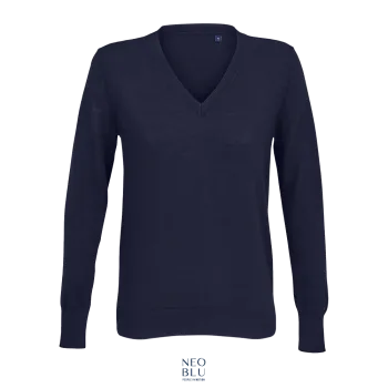 Φωτογραφία από μπροστά από Sullivan Women 3XL - Γυναικείο πουλόβερ με λαιμόκοψη 