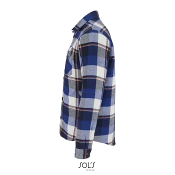 Φωτογραφία προφίλ από Noah 3XL - Unisex καρό πουκάμισο-πανωφόρι σε χρώμα Royal Blue