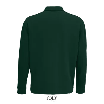 Φωτογραφία από πίσω από Heritage 4-5XL - Unisex μπλούζα φούτερ με γιακά πόλο σε χρώμα Green Empire