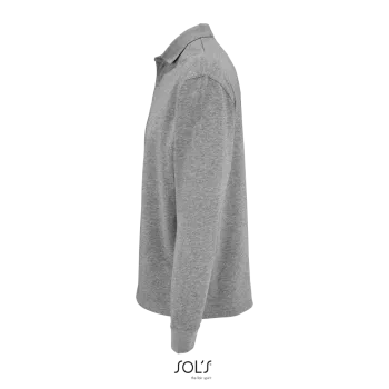 Φωτογραφία προφίλ από Heritage 4-5XL - Unisex μπλούζα φούτερ με γιακά πόλο σε χρώμα Grey Melange