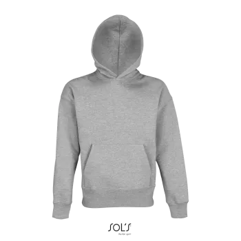 Φωτογραφία από μπροστά από Origin 3XL - Unisex φούτερ με κουκούλα σε χρώμα Grey Melange