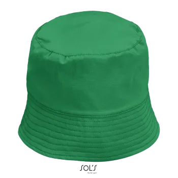 Φωτογραφία από πίσω από Bucket Nylon - Καπέλο τύπου ψαρέματος 2 όψεων σε χρώμα Spring Green-Frozen Green