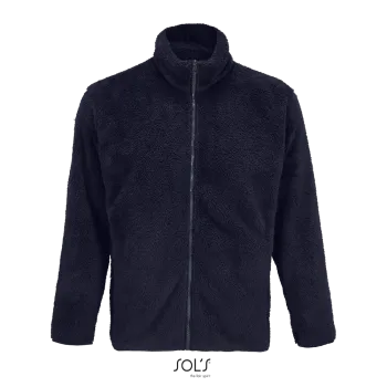 Φωτογραφία από μπροστά από Finch 4XL - Unisex γούνινη ζακέτα fleece σε χρώμα Navy