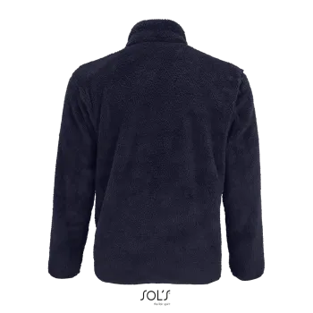 Φωτογραφία από πίσω από Finch 4XL - Unisex γούνινη ζακέτα fleece σε χρώμα Navy
