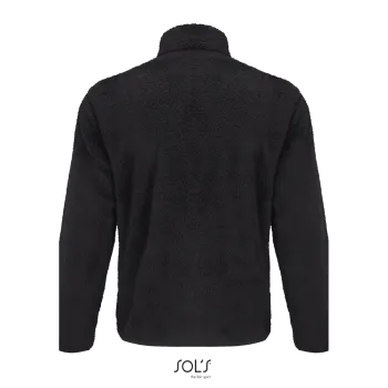 Φωτογραφία από πίσω από Finch 4XL - Unisex γούνινη ζακέτα fleece σε χρώμα Carbon Grey