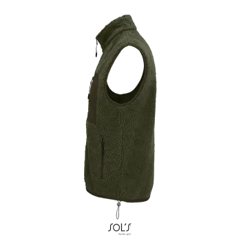 Φωτογραφία προφίλ από Fury BW 3XL - Unisex sherpa γιλέκο σε χρώμα Army-Dark Army