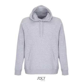 Φωτογραφία από μπροστά από Constellation 3XL - Unisex μπλούζα φούτερ με κουκούλα σε χρώμα Grey Melange