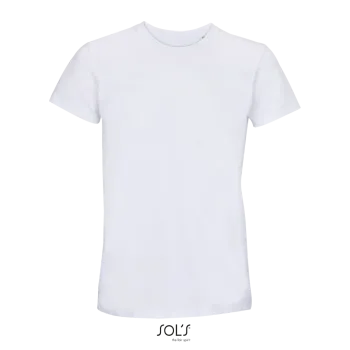 Φωτογραφία από μπροστά από Re Crusader Λευκό 4XL - Unisex eco-friendly T-shirt σε χρώμα White