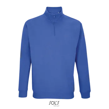 Φωτογραφία από μπροστά από Conrad 4XL - Unisex μπλούζα φούτερ με φερμουάρ σε χρώμα Royal Blue