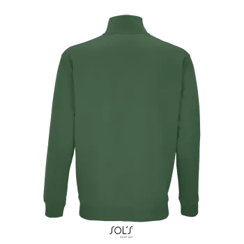 Φωτογραφία από πίσω από Conrad 4XL - Unisex μπλούζα φούτερ με φερμουάρ σε χρώμα Bottle Green
