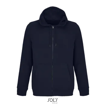 Φωτογραφία από μπροστά από Calipso 3XL - Unisex ζακέτα φούτερ με κουκούλα σε χρώμα French Navy