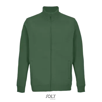 Φωτογραφία από μπροστά από Cooper 4XL - Unisex ζακέτα φούτερ σε χρώμα Bottle Green