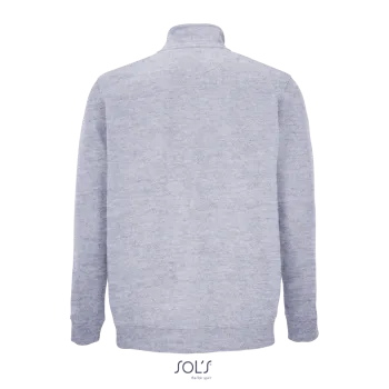 Φωτογραφία από πίσω από Cooper 4XL - Unisex ζακέτα φούτερ σε χρώμα Grey Melange