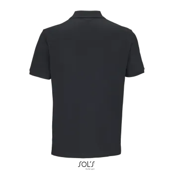 Φωτογραφία από πίσω από Pegase 4XL - Unisex οργανικό πόλο πικέ σε χρώμα Black