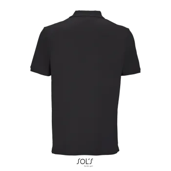 Φωτογραφία από πίσω από Pegase 3XL - Unisex οργανικό πόλο πικέ σε χρώμα Carbon Grey