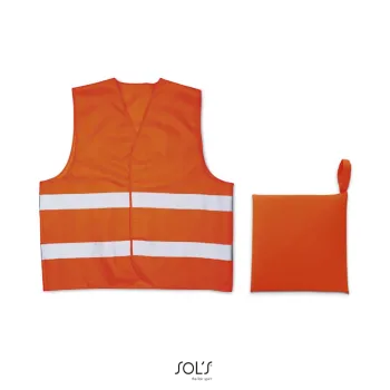 Φωτογραφία από μπροστά από Safety Pro - Γιλέκο ανακλαστικό σε χρώμα Neon Orange
