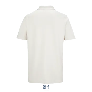 Φωτογραφία από πίσω από Orel - Unisex πόλο πικέ σε χρώμα Dusty Beige
