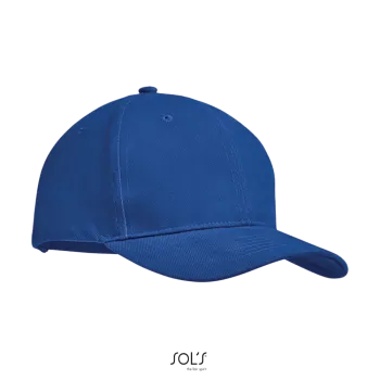 Φωτογραφία από μπροστά από Tekapo - Εξάφυλλο καπέλο τζόκεϊ σε χρώμα Ultramarine