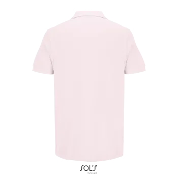Φωτογραφία από πίσω από Pacific - Unisex πόλο πικέ σε χρώμα Pale Pink