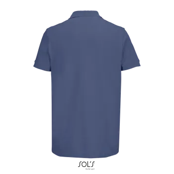 Φωτογραφία από πίσω από Pacific - Unisex πόλο πικέ σε χρώμα Denim