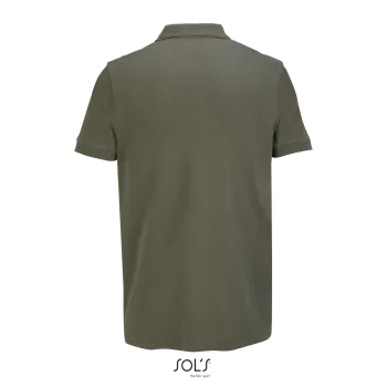 Φωτογραφία από πίσω από Pacific - Unisex πόλο πικέ σε χρώμα Army