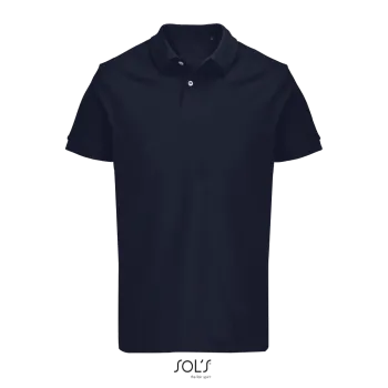 Φωτογραφία από μπροστά από Pacific 4-5XL - Unisex πόλο πικέ σε χρώμα French Navy