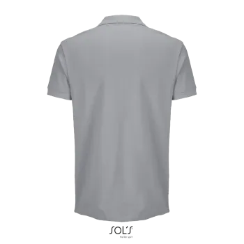 Φωτογραφία από πίσω από Pacific - Unisex πόλο πικέ σε χρώμα Pure Grey