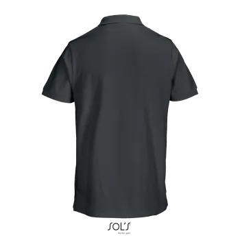 Φωτογραφία από πίσω από Pacific - Unisex πόλο πικέ σε χρώμα Mouse Grey