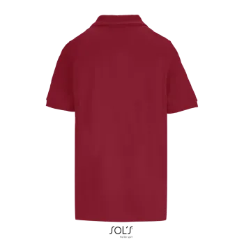 Φωτογραφία από πίσω από Pacific Women - Γυναικείο πόλο πικέ σε χρώμα Red Folk