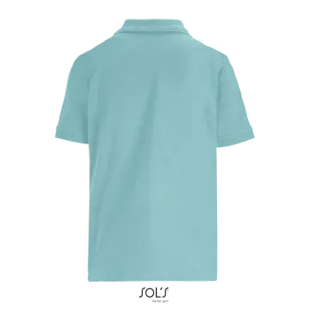 Φωτογραφία από πίσω από Pacific Women - Γυναικείο πόλο πικέ σε χρώμα Pool Blue