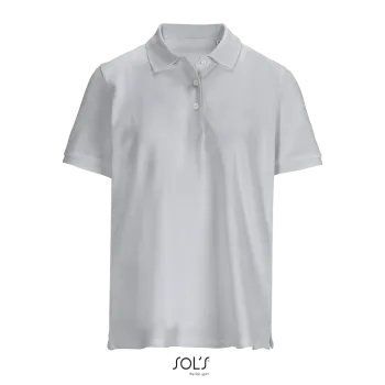 Φωτογραφία από μπροστά από Pacific Women - Γυναικείο πόλο πικέ σε χρώμα Pure Grey