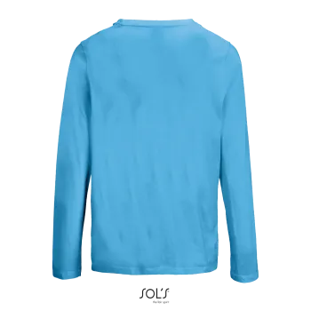 Φωτογραφία από πίσω από Monarch Women - Γυναικείο μακρυμάνικο T-shirt σε χρώμα Aqua