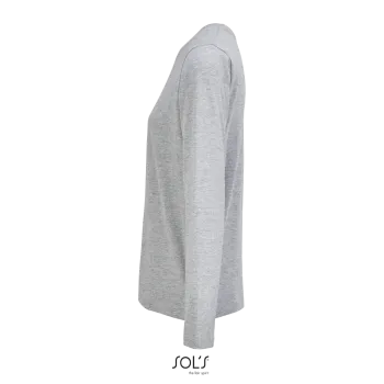 Φωτογραφία προφίλ από Monarch Women 3XL - Γυναικείο μακρυμάνικο T-shirt σε χρώμα Grey Melange