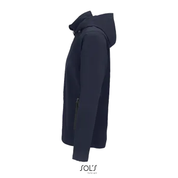 Φωτογραφία προφίλ από Race Hooded Men 4XL - Ανδρικό softshell τζάκετ με κουκούλα σε χρώμα French Navy