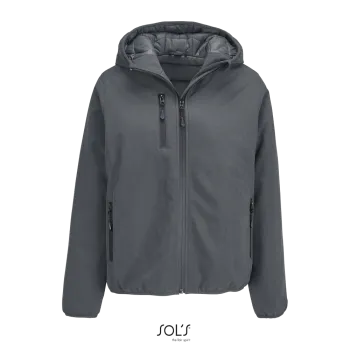 Φωτογραφία από μπροστά από Falcon Padded Women 3XL - Γυναικείο softshell σε χρώμα Charcoal Grey