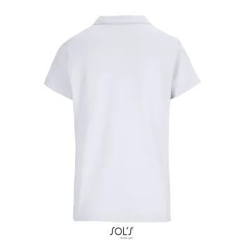 Φωτογραφία από πίσω από Pulse Women Λευκό 3XL - Γυναικείο πόλο πικέ σε χρώμα White