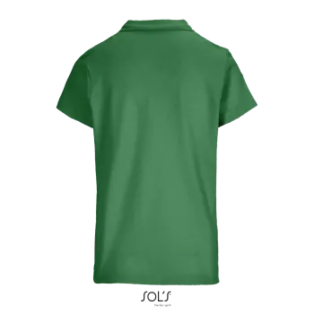 Φωτογραφία από πίσω από Pulse Women - Γυναικείο πόλο πικέ σε χρώμα Kelly Green