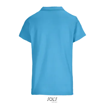 Φωτογραφία από πίσω από Pulse Women - Γυναικείο πόλο πικέ σε χρώμα Aqua