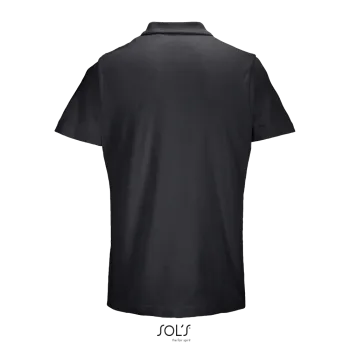 Φωτογραφία από πίσω από Pulse 4-5XL - Unisex πόλο πικέ σε χρώμα Black