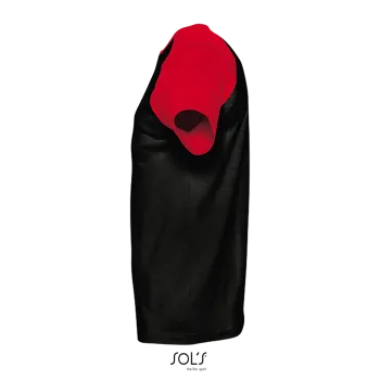 Φωτογραφία προφίλ από Funky 3XL - Ανδρικό δίχρωμο T-shirt σε χρώμα Black-Red