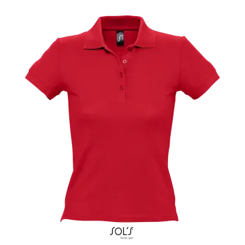 Φωτογραφία από μπροστά από People 3XL - Γυναικείο πόλο πικέ σε χρώμα Navy