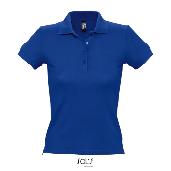 Φωτογραφία από μπροστά από People 3XL - Γυναικείο πόλο πικέ σε χρώμα Red