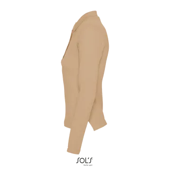 Φωτογραφία προφίλ από Podium - Γυναικείο μακρυμάνικο πόλο πικέ σε χρώμα Sand